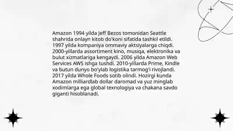 Amazon kompaniyasi 3