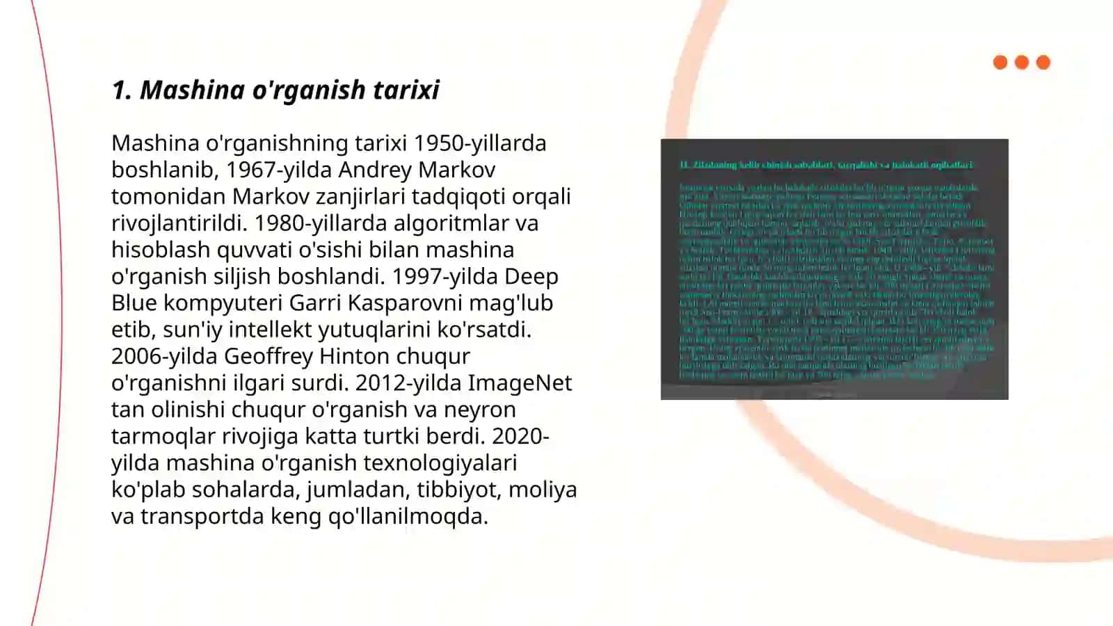 Mashina o'rganish tarixi 3