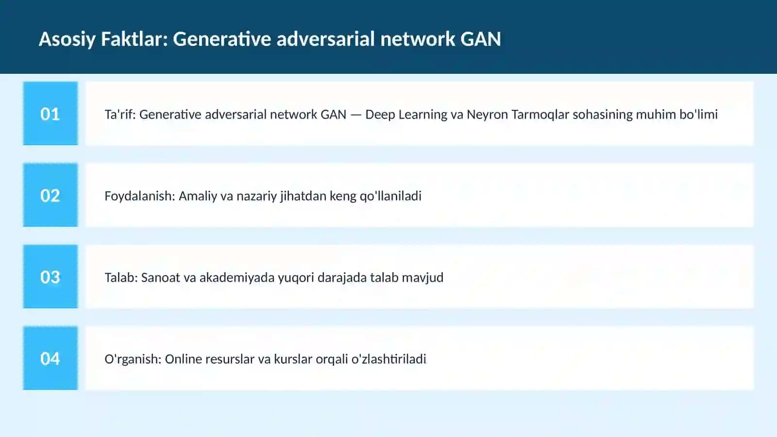 Generative adversarial network GAN 3