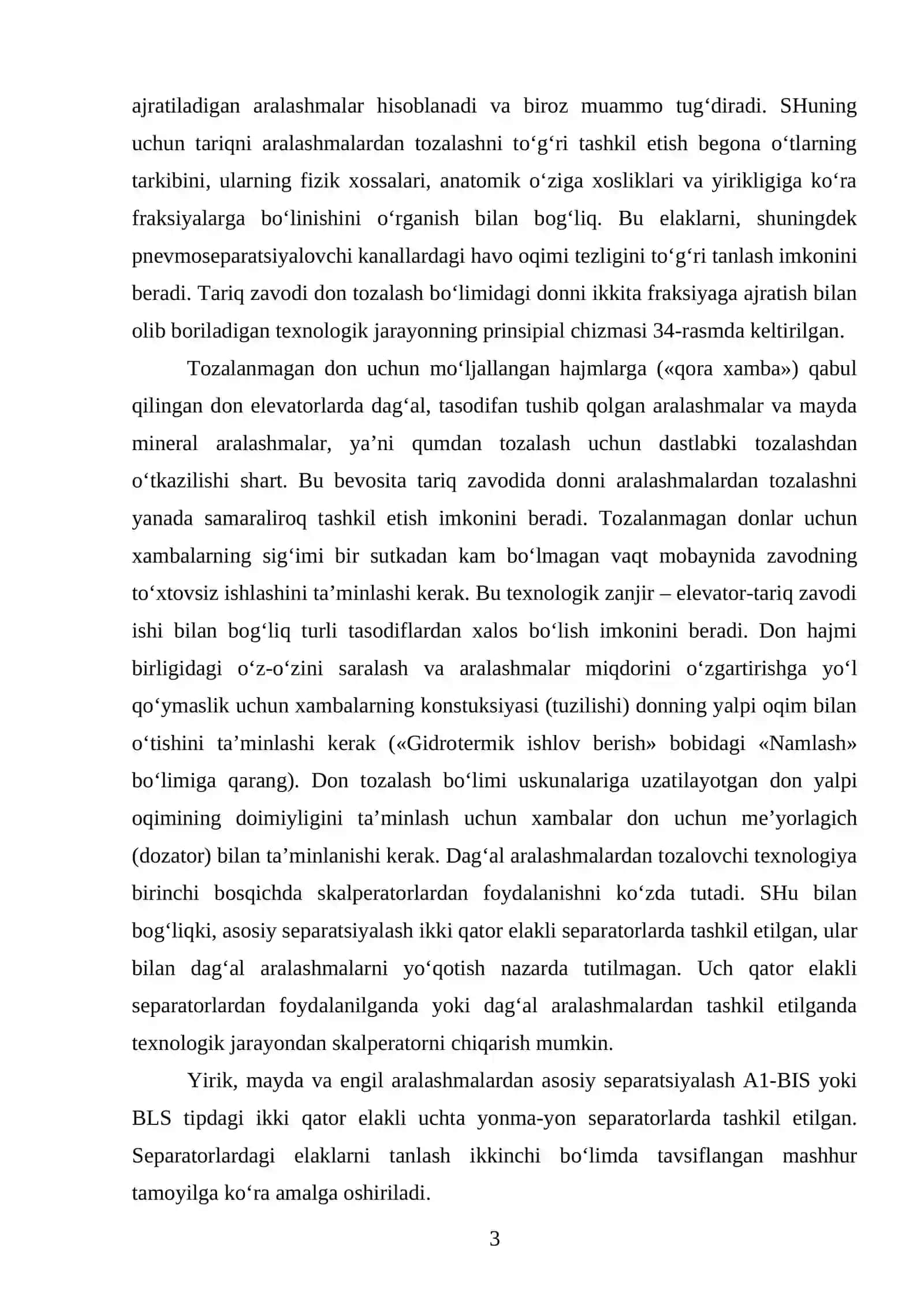 Maydalanmagan yormalar olish texnologiyasi 3
