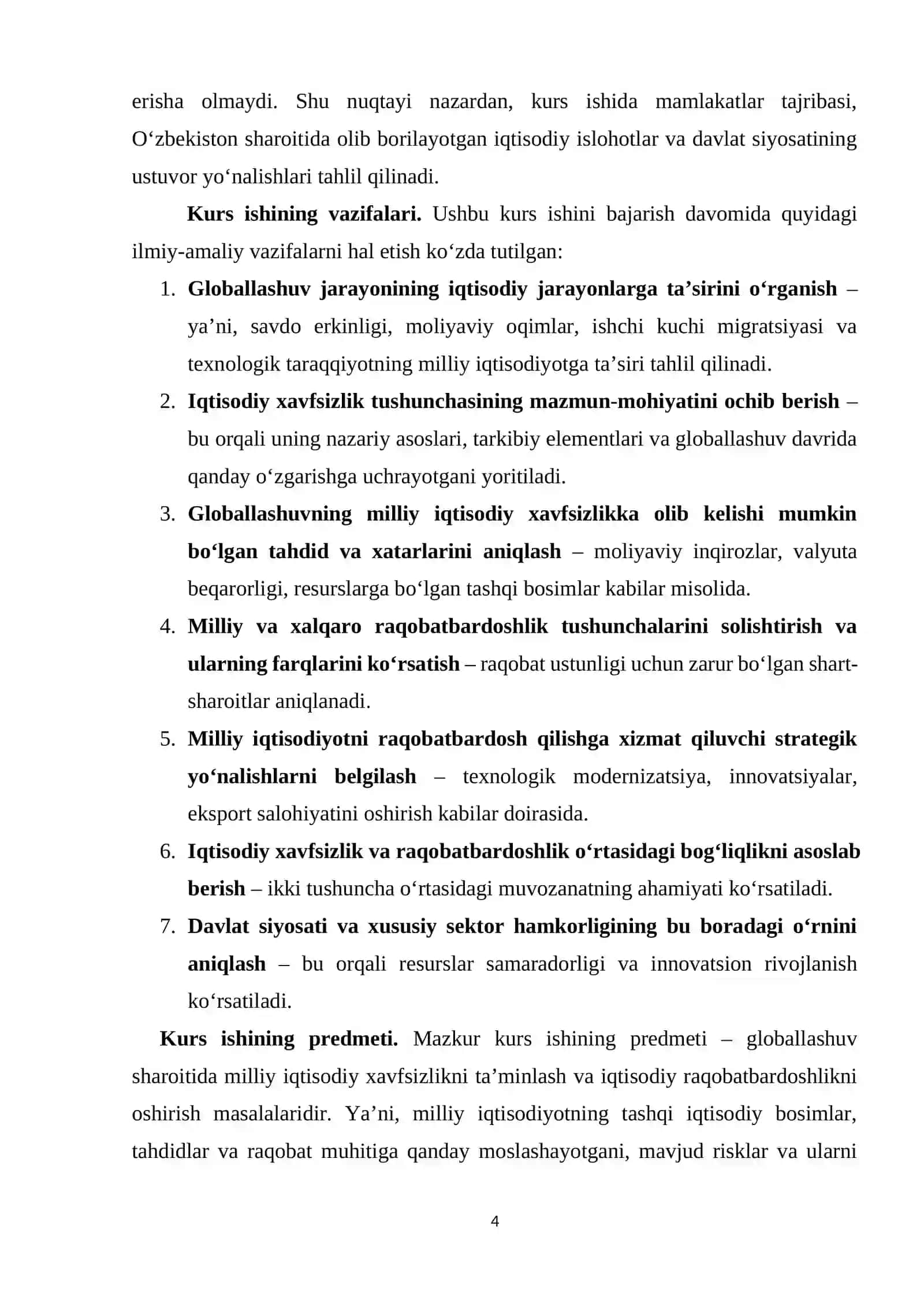 Jahon iqtisodiyotini glaballashuvi sharoitida iqtisodiy havfsizlik 3