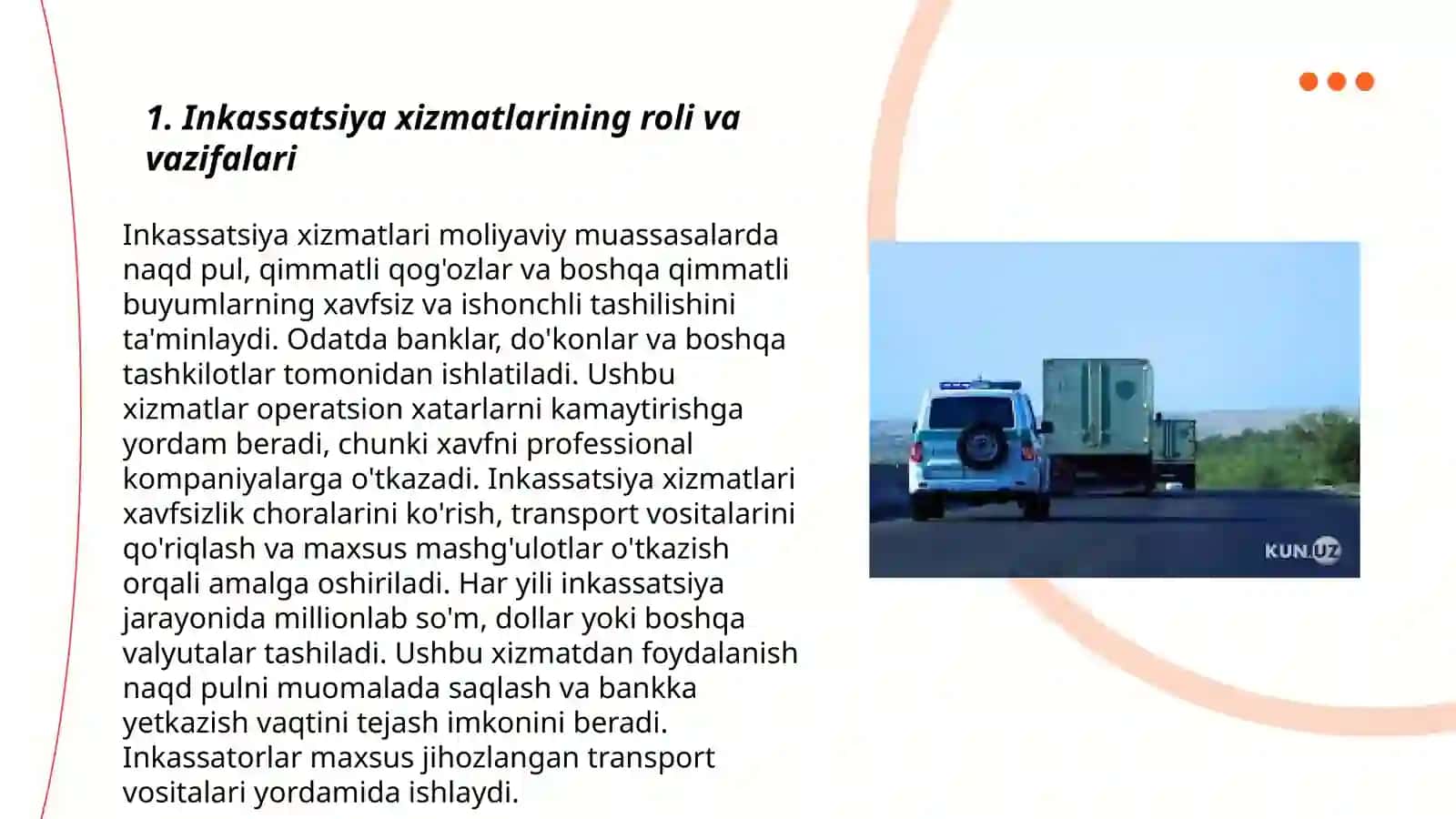 Banklarda inkassatsiya xizmatlarini tartibga solish 3