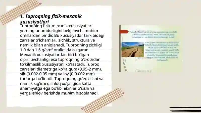 Tuproq gigiyenik baholash 3