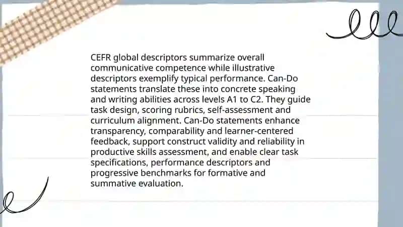 CEFR va Til Baholashning Asosiy Tushunchalari 3