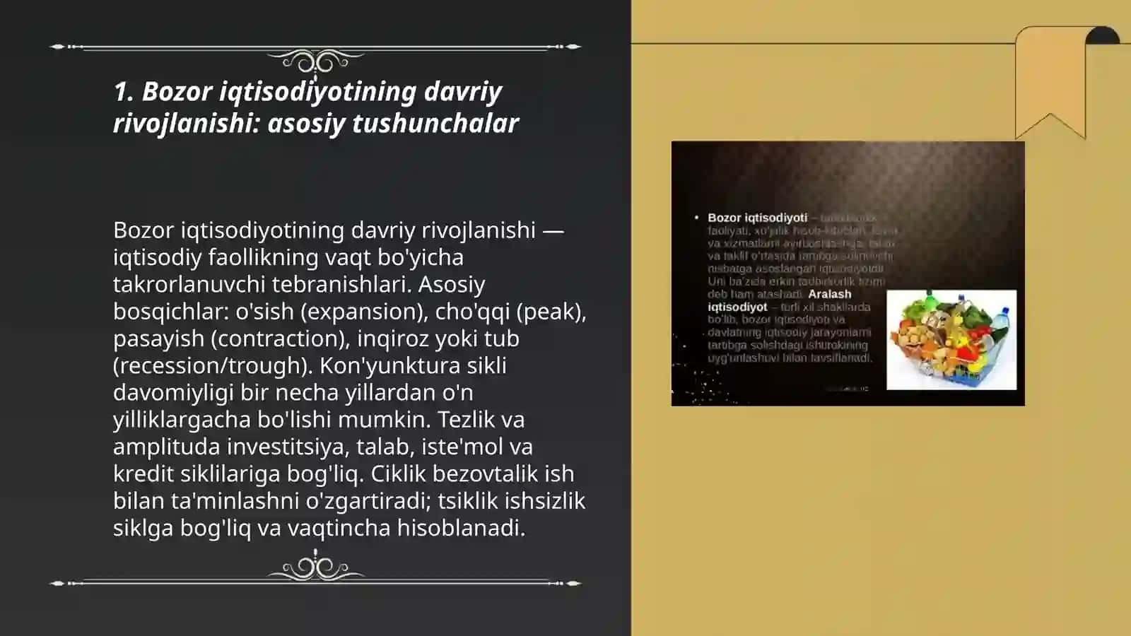 Bozor iqtisodiyotini davriy rivojlanishi 3