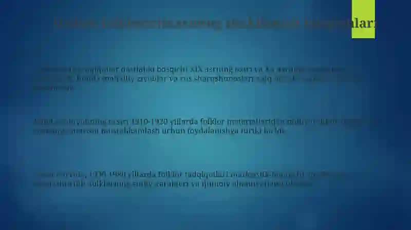Oʻzbek folklorshunosligining tadrijiy taraqqiyoti 3