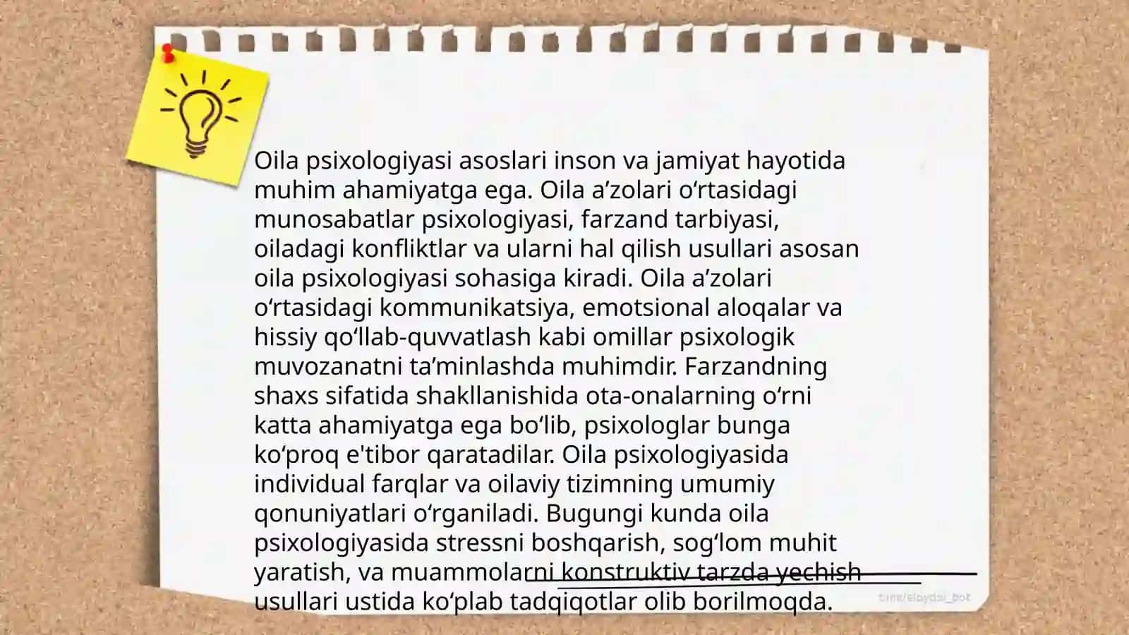 Oila va tarbiya munosabati 3