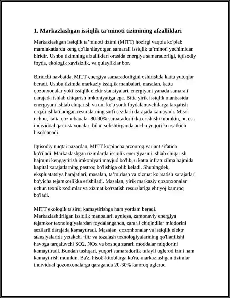 MARKAZLASHGAN ISSIQLIK TA’MINOTI TIZIMI 3