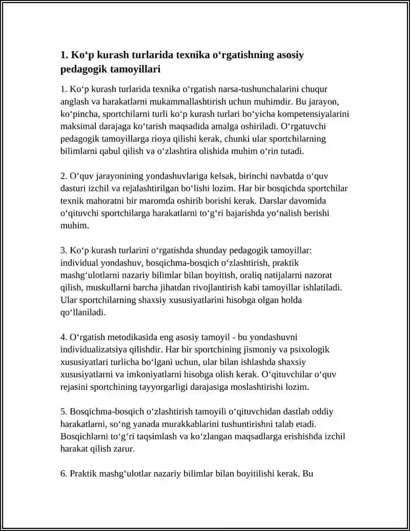 KO‘P KURASH TURLARI TEXNIKASINI O‘RGATISH METODIKASI 3