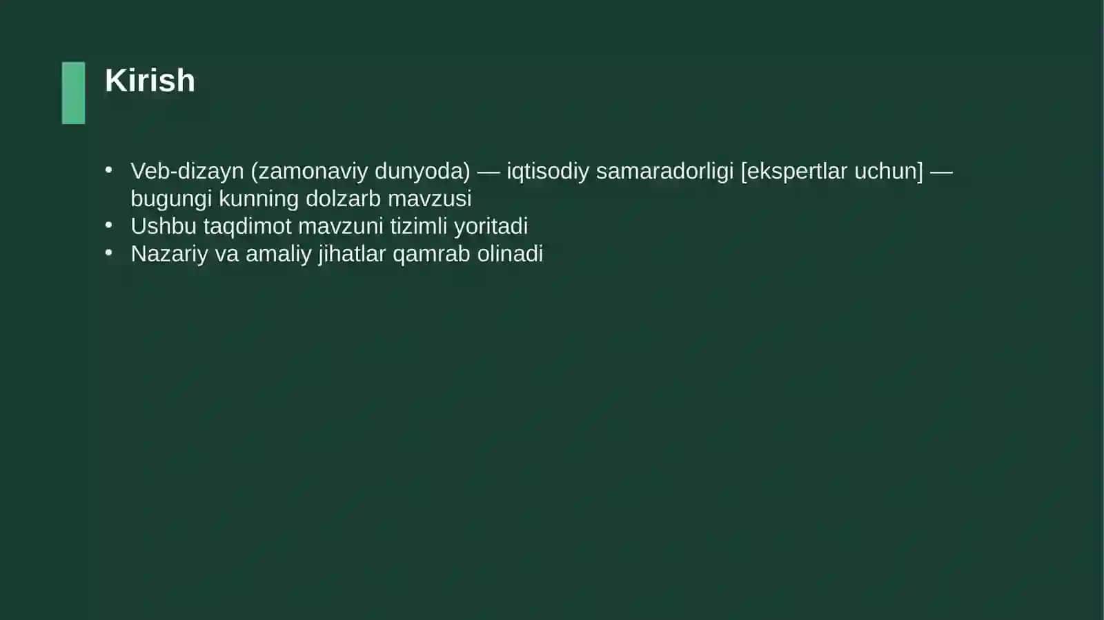 Veb-dizayn (zamonaviy dunyoda) — iqtisodiy samaradorligi [ekspertlar uchun] 3