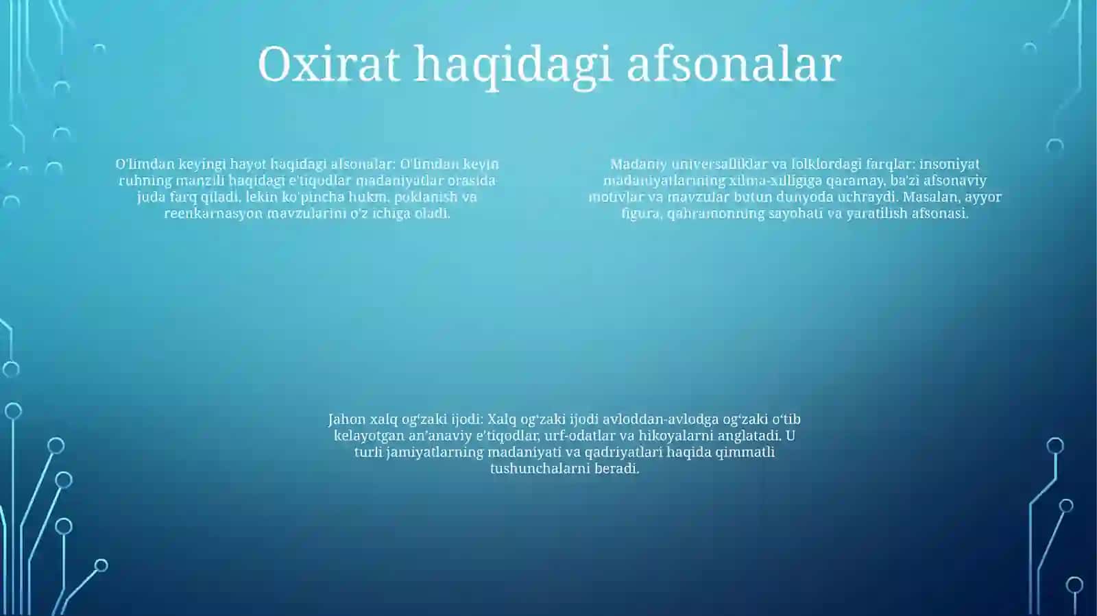 Dunyo Xalqlari Madaniyatidagi Umumiylik Va Farqlar 3