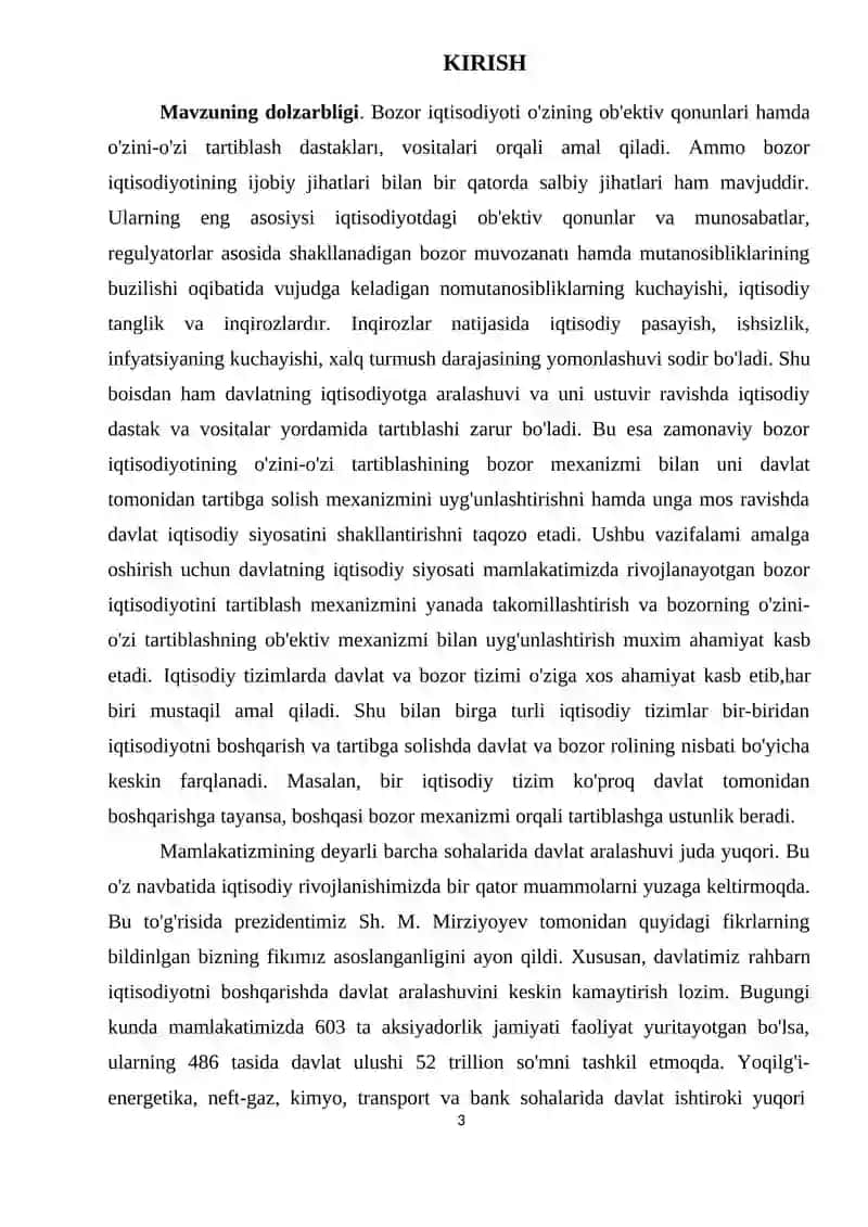 DAVLATNING IQTISODIYOTGA ARALASHUVI ZARURIYATI VA VOSITALARI 3
