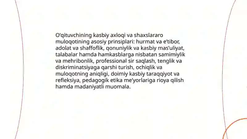 O’qituvchining shaxslararo muloqoti etikasi va madaniyati 3