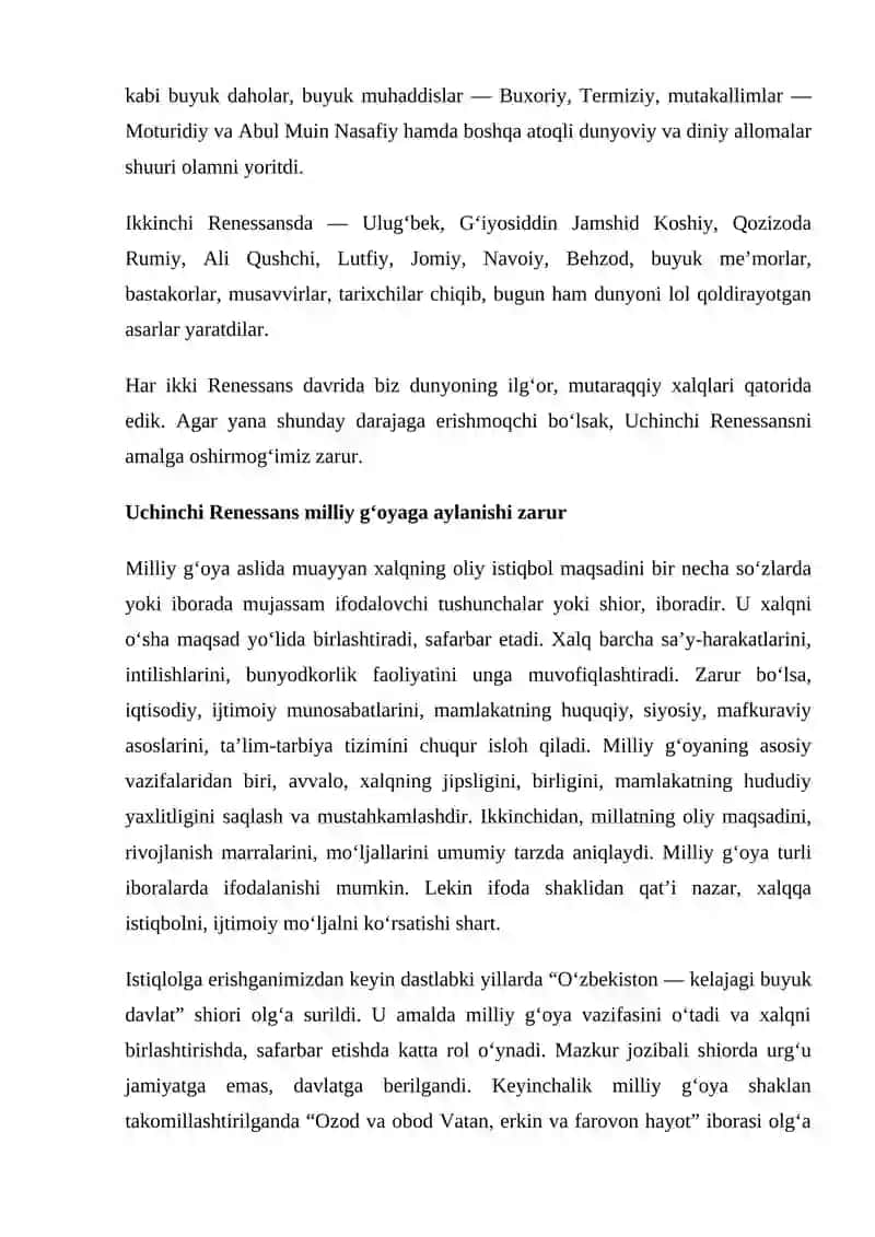 UCHINCHI RENESSANS 3