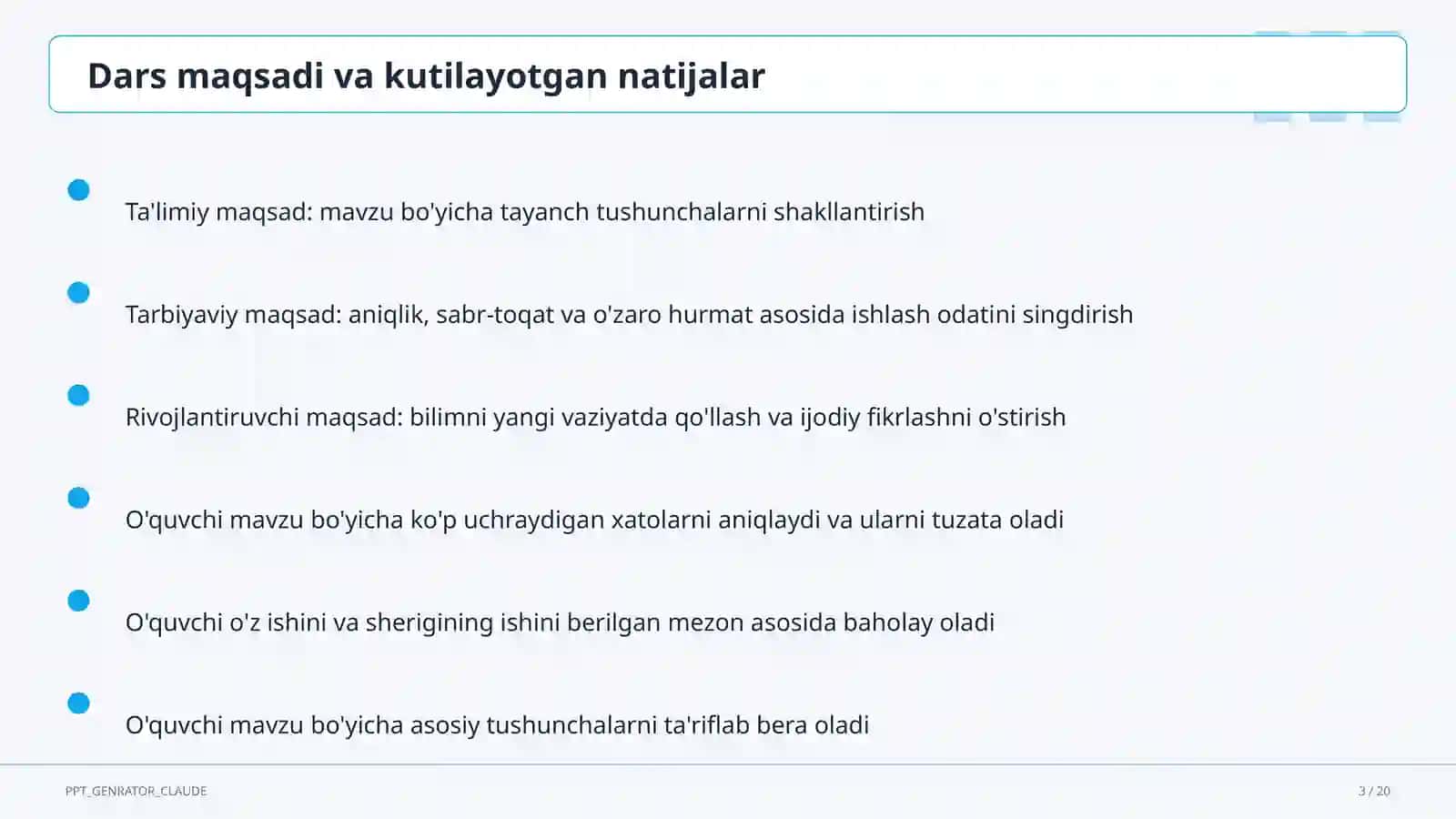 Fizika nimani o'rganadi: jism, modda, hodisa (6-sinf) 3