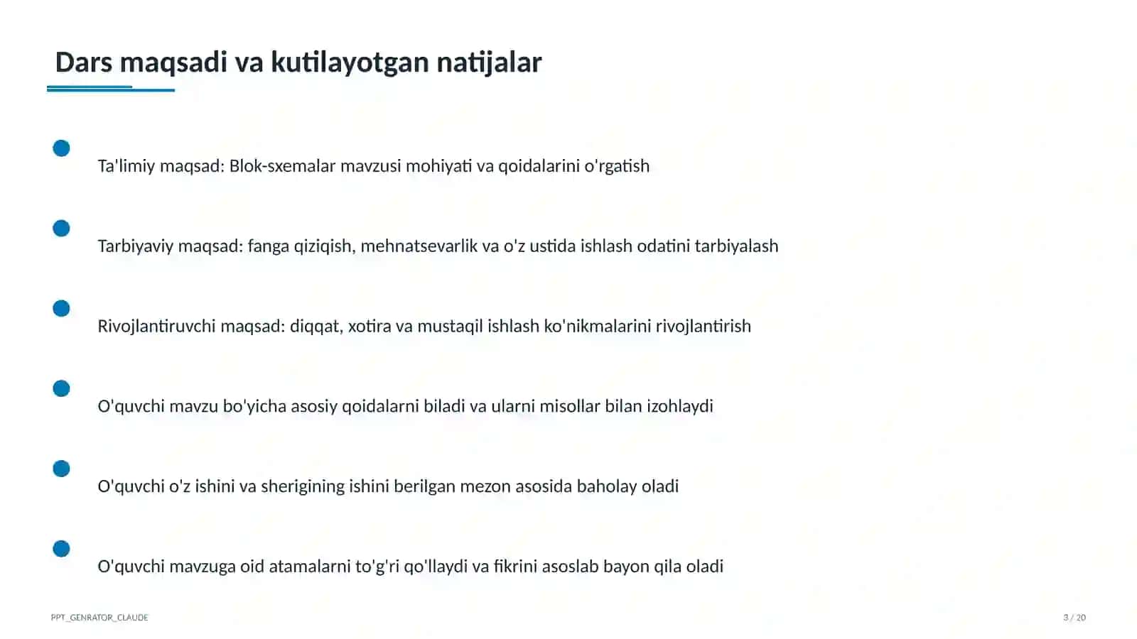 Blok-sxemalar (8-sinf) 3