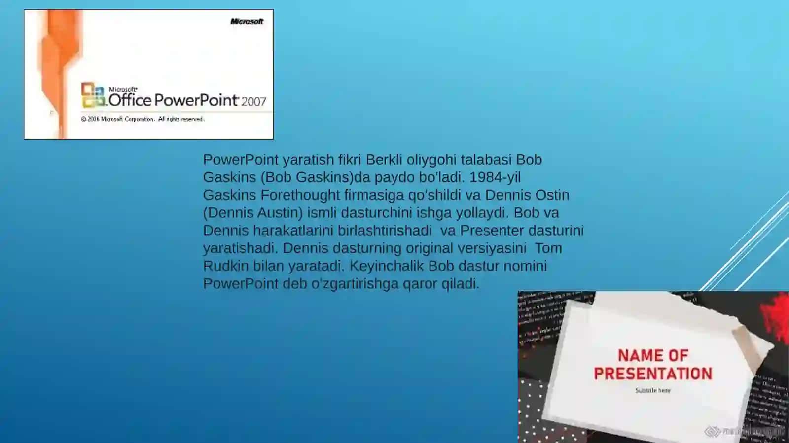 MS Power pointdasturi 3