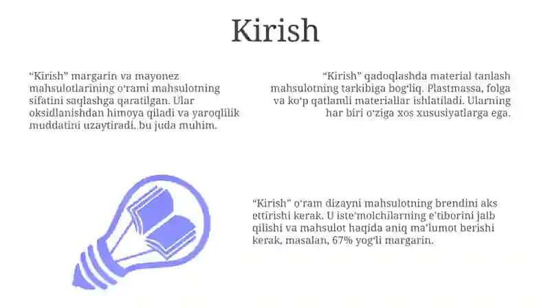 Margarin va mayonez mahsulotlarining qadoqlash materiallari 3