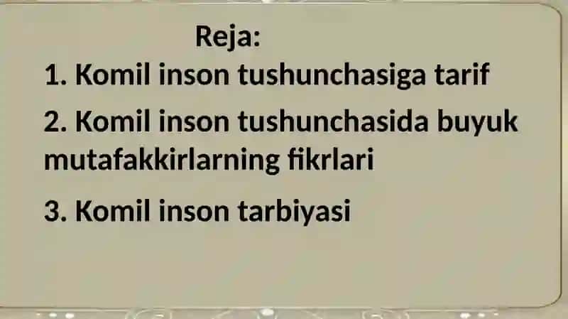 Komilinson psixologiyasi 3