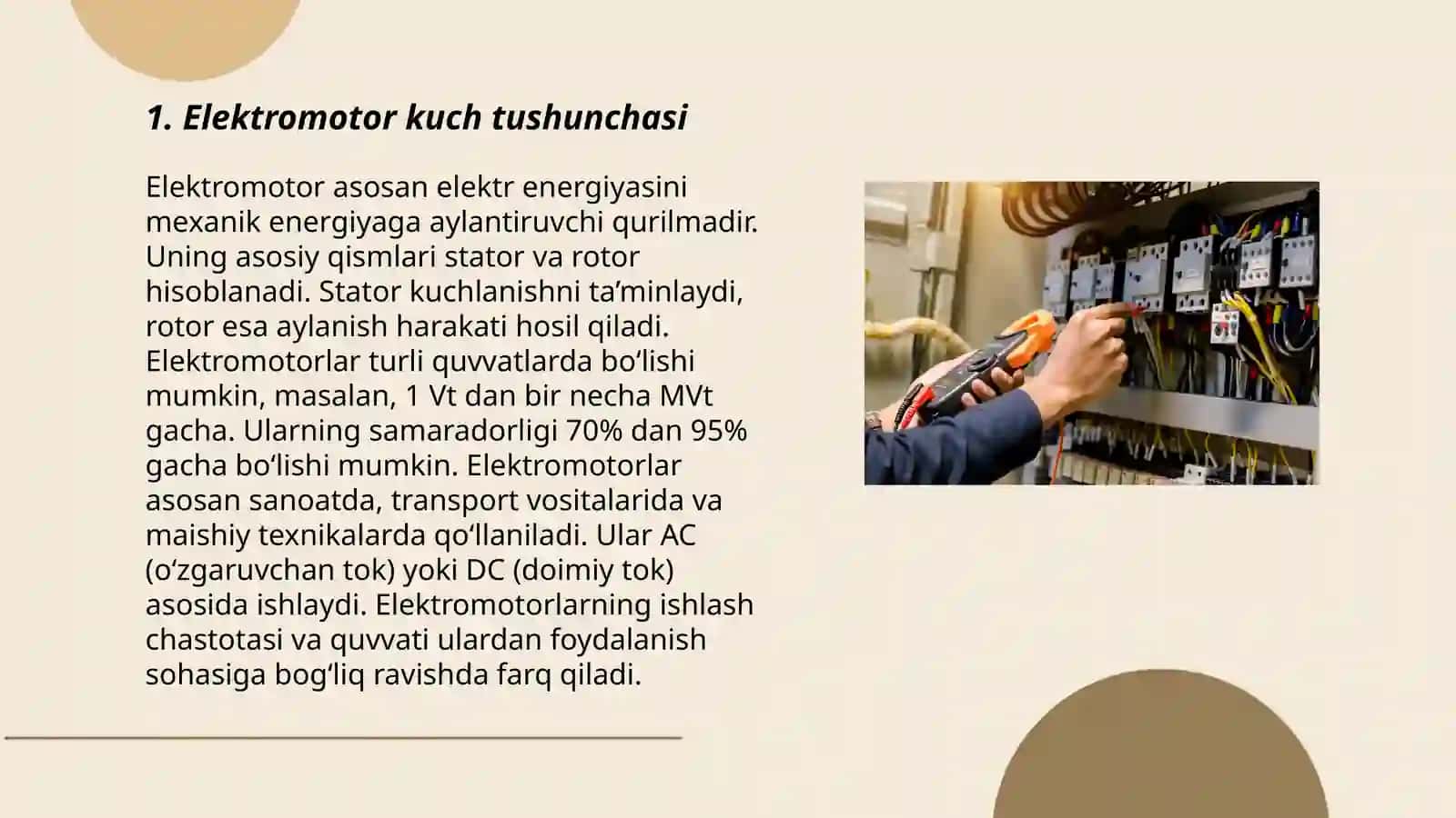 Elektr yurituvchi kuchni aniqlash usullarini oʻzlashtirish 3