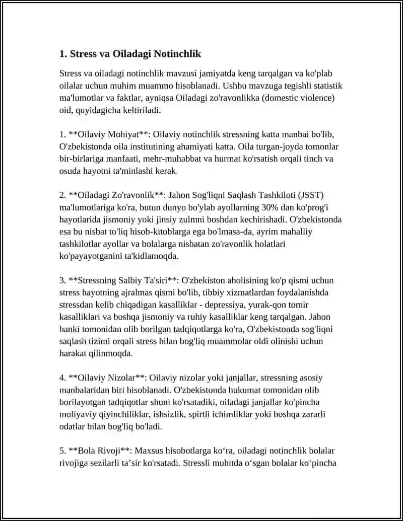 OILADAGI NOTINCHLIKNING O’QUVCHILARNING RUXIY HOLATIGA TASIRI 3