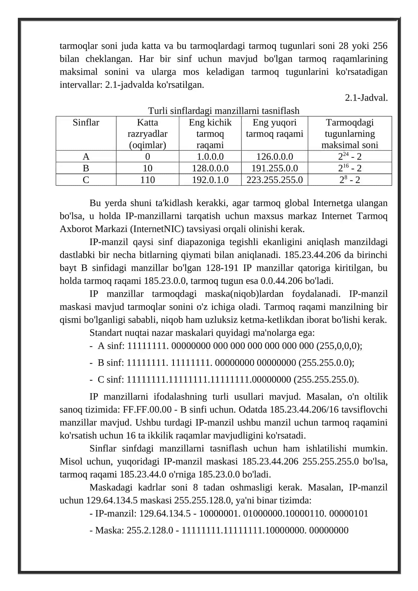 CISCO PACKET TRACER SIMULATOR INTERFESYASI VA FUNKSIONAL BILAN ISHLATISH. TARMOQDA MANZILLIK PRINSİPLARI 3