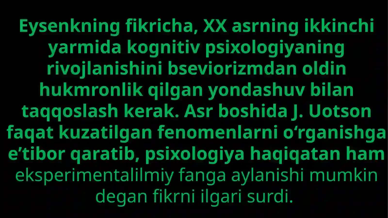 Kognitiv psixologiya fanining vujudga kelishidagi psixologik asoslar 3