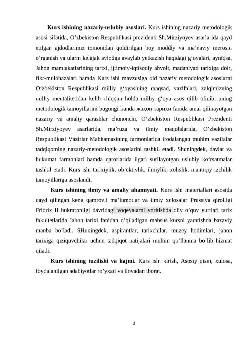 PRUSSIYA QIROLLIGI 3