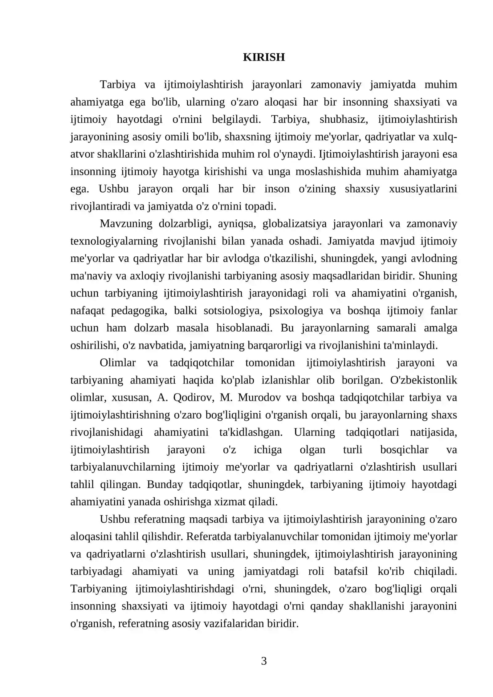Tarbiya - ijtimoiylashtirish omili 3
