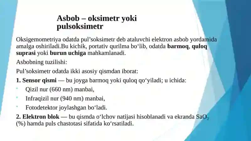 Oksigemometriya va Pnevmotaxometriya 3