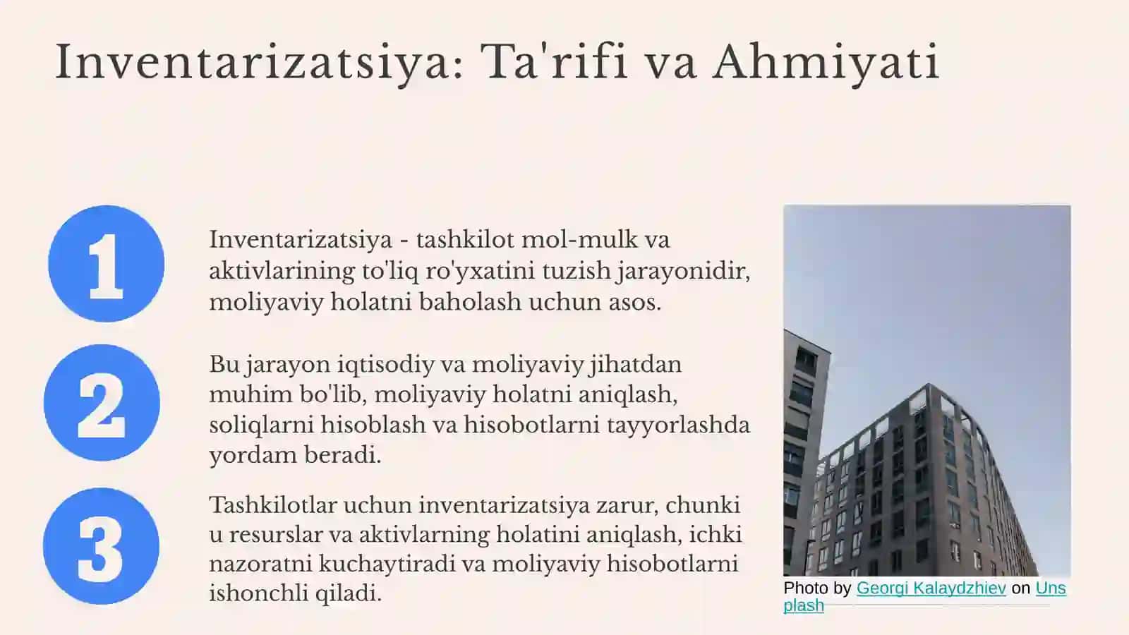 Inventarizatsiya. Ta'rifi va Ahmiyati 3
