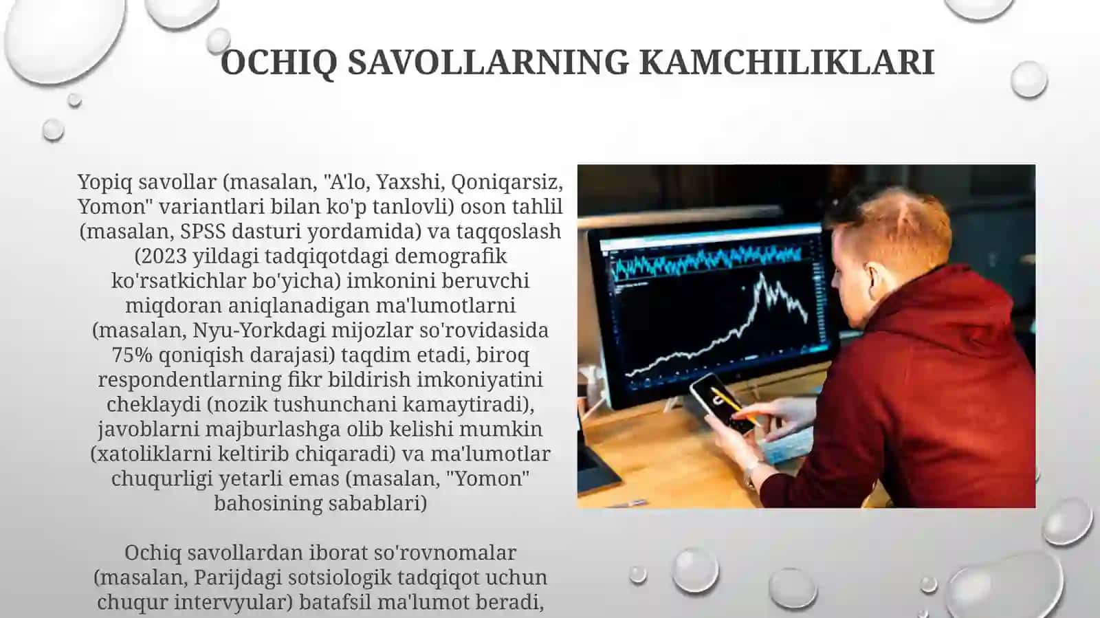 Ochiq savollarning afzalliklari va kamchiliklari 3