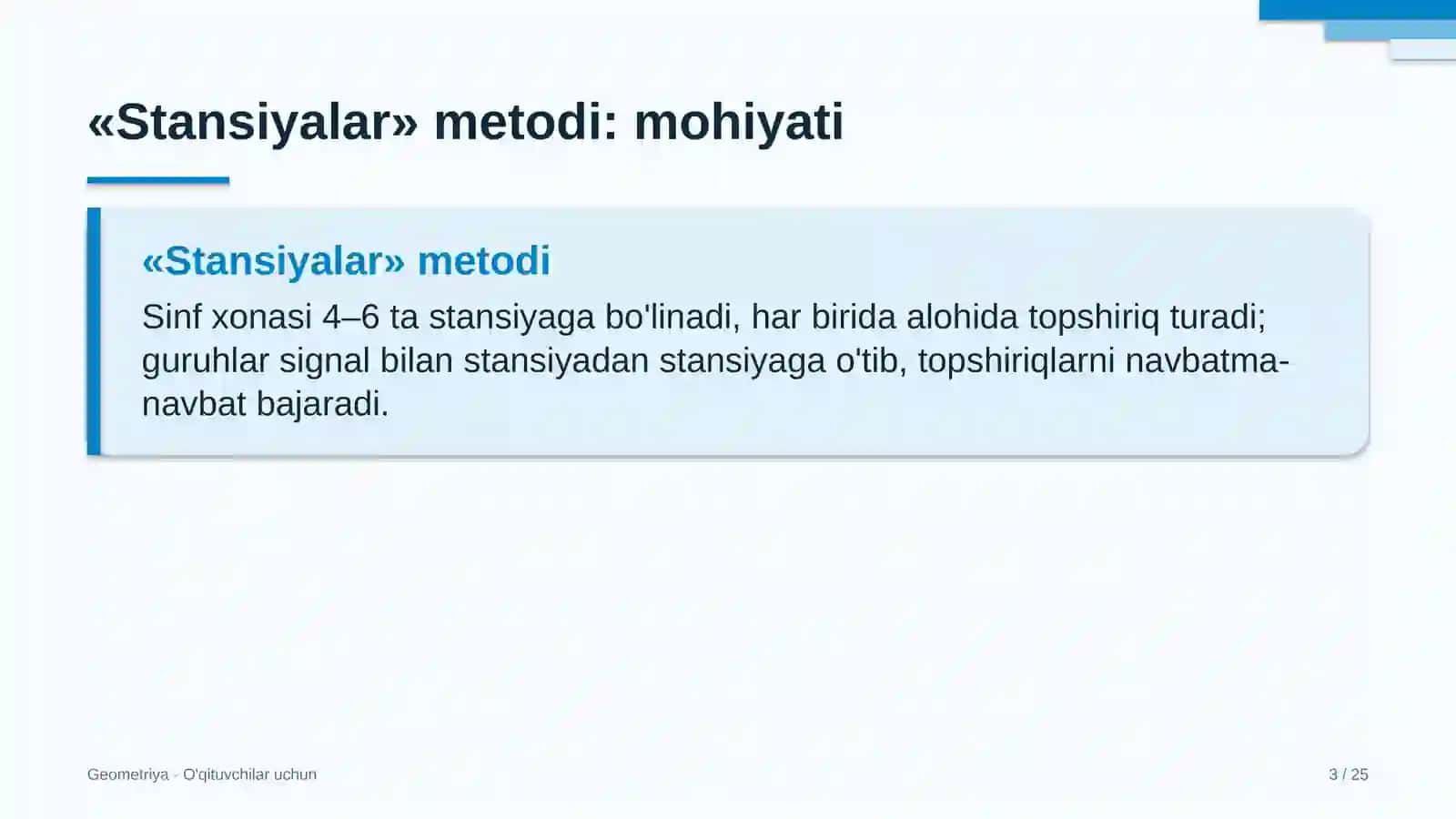 geometriya darslarida stansiyalar metodidan foydalanish 8227 3