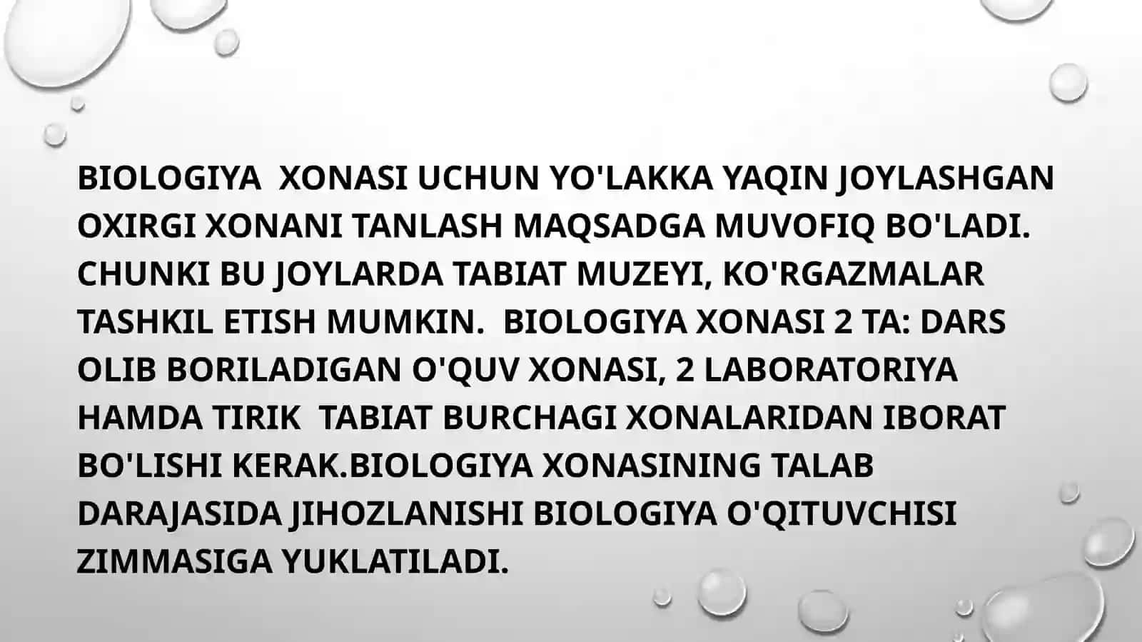 Biologiya o'quv xonasini jihozlash va uning ta'lim - tarbiya jarayonida tutgan o'rni 3