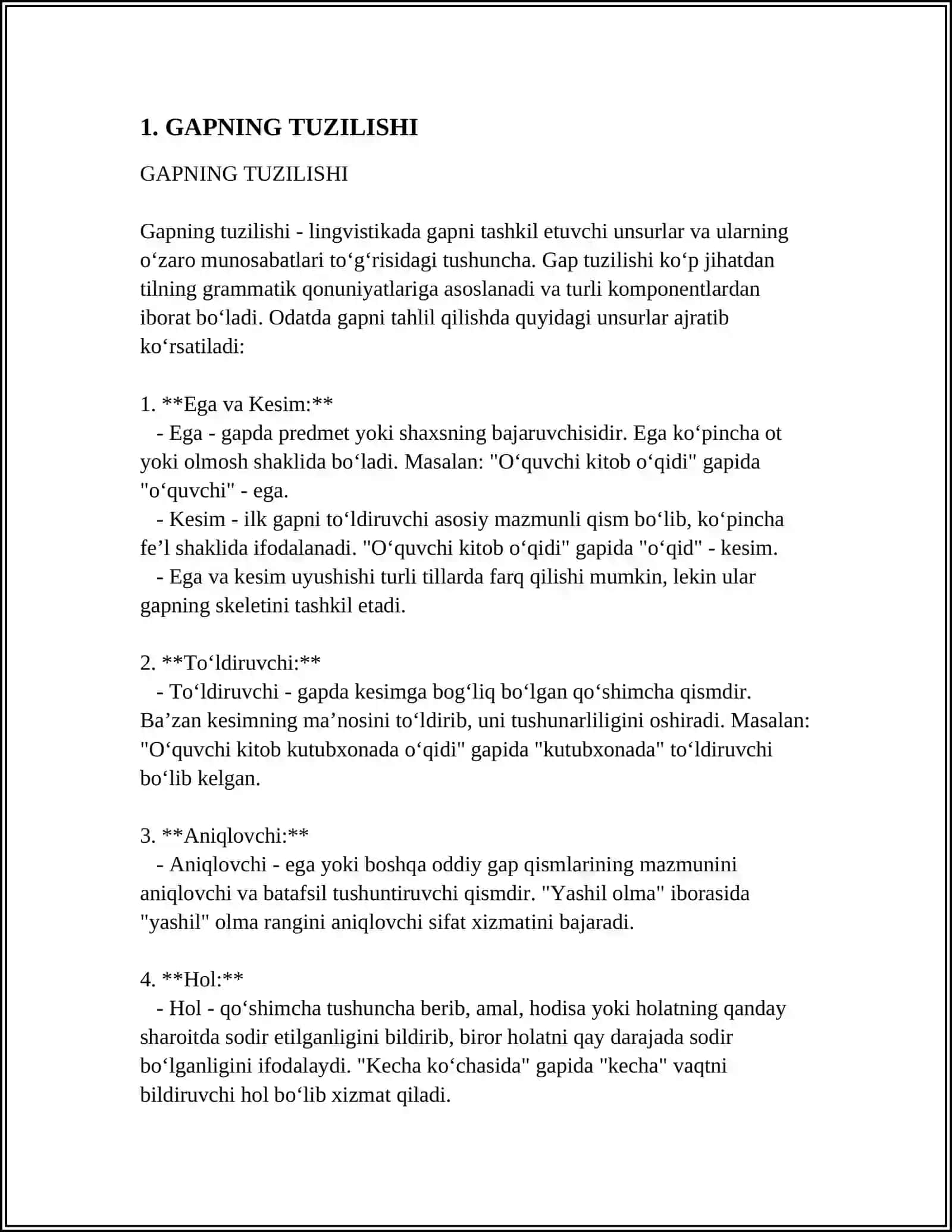 GAP USTIDA ISHLASHGA OID MUSTAQIL ISHLAR 3