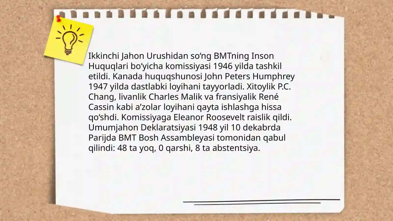 BMTning inson huquqlari umumjahon deklaratsiyasi 3