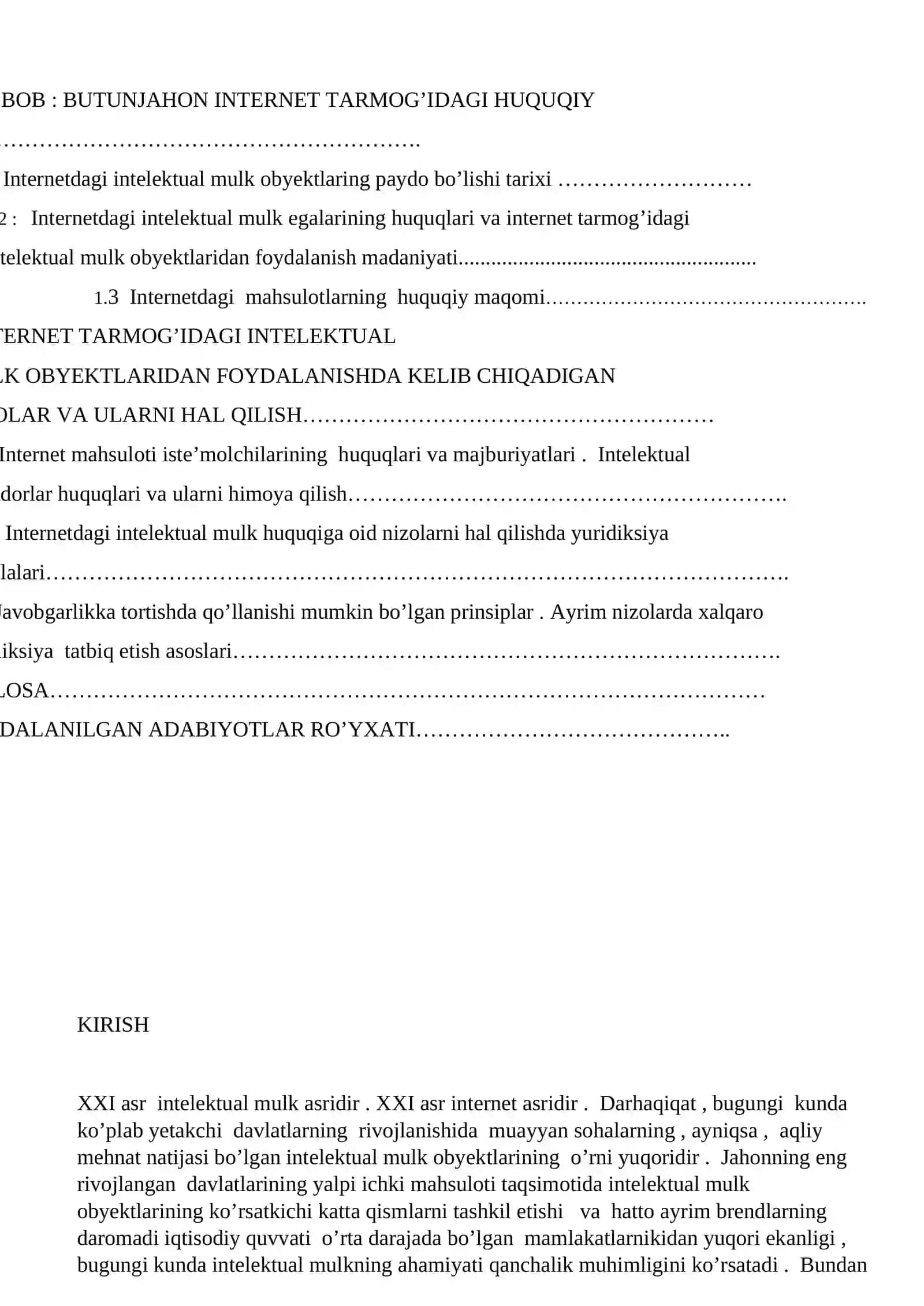 INTERNETDA INTELEKTUAL MULK HUQUQLARINI HIMOYA QILISH BILAN BOG’LIQ NIZOLARNI HAL QILISHDA YURIDIKSIYA MASALALARI 3