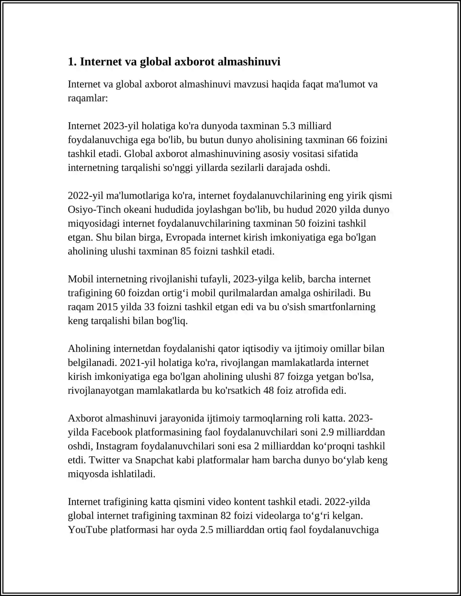 RAQAMLI TEXNOLOGIYALARNING ZAMONAVIY JAMIYAT RIVOJLANISHIGA TAʼSIRI 3