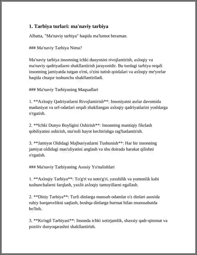 Ma'naviy Tarbiya 3