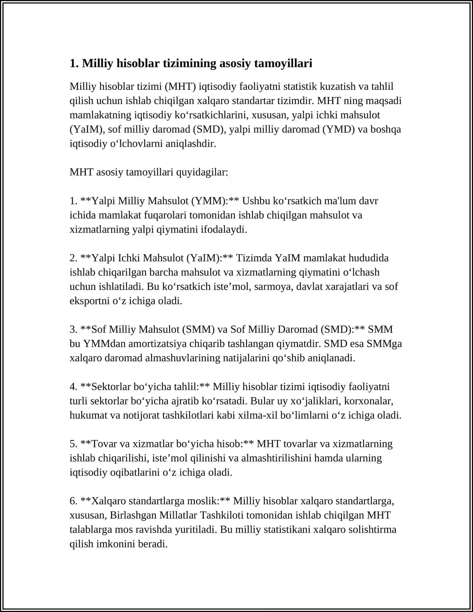 ÖZBEKISTON MILLIY HISOBLAR TIZIMI IQTISODIY STATISTIKASINING USLUBIY NEGIZI 3