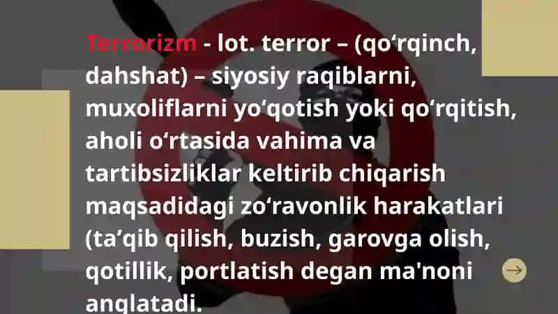 TERRORISTIK JINOYATLARNI TERGOV QILISH USLUBIYOTI 3
