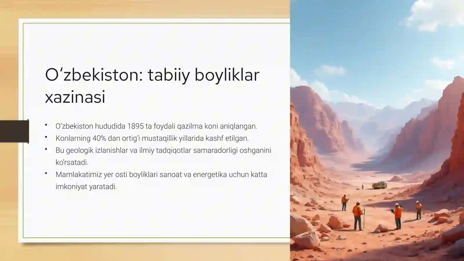 Foydali Qazilmalar va Ulardan Oqilona Foydalanish 3