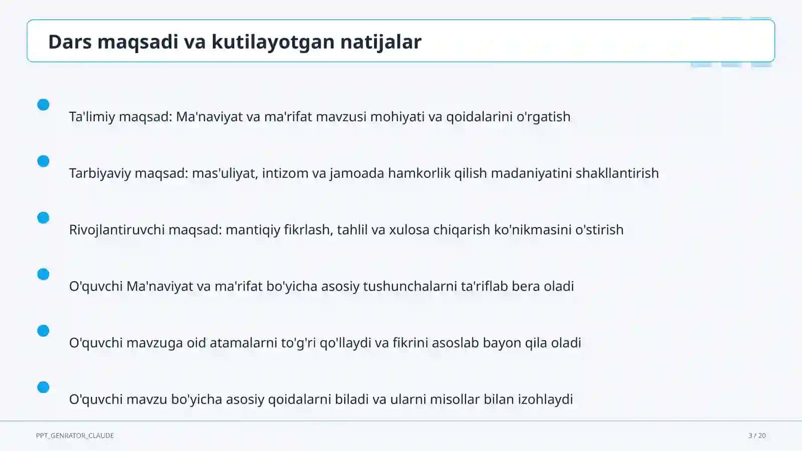 Ma'naviyat va ma'rifat (10-sinf) 3