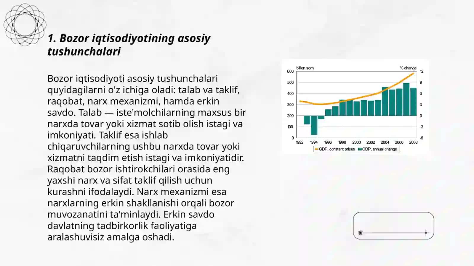 Bozor iqtisodiyotining ijtimoiy yo'naltirilganligi va uning O'zbekistonga xos xususiyatlari 3