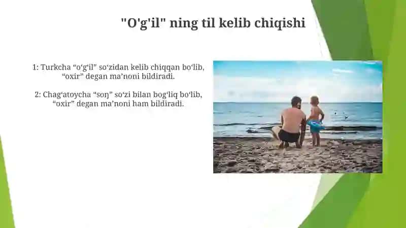 Mustaqil So'z Turkumlari: Son 3