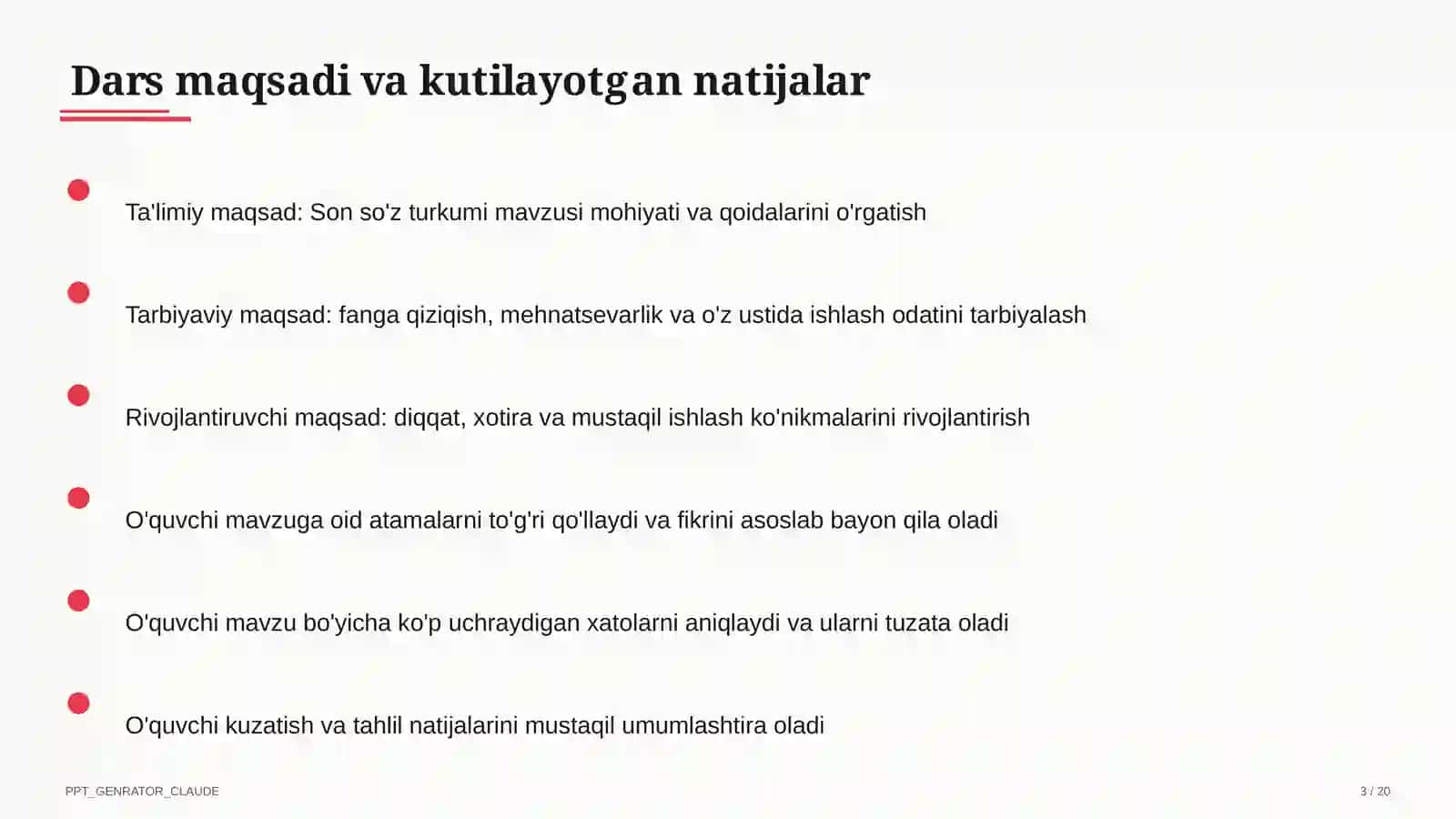 Son so'z turkumi (4-sinf) 3