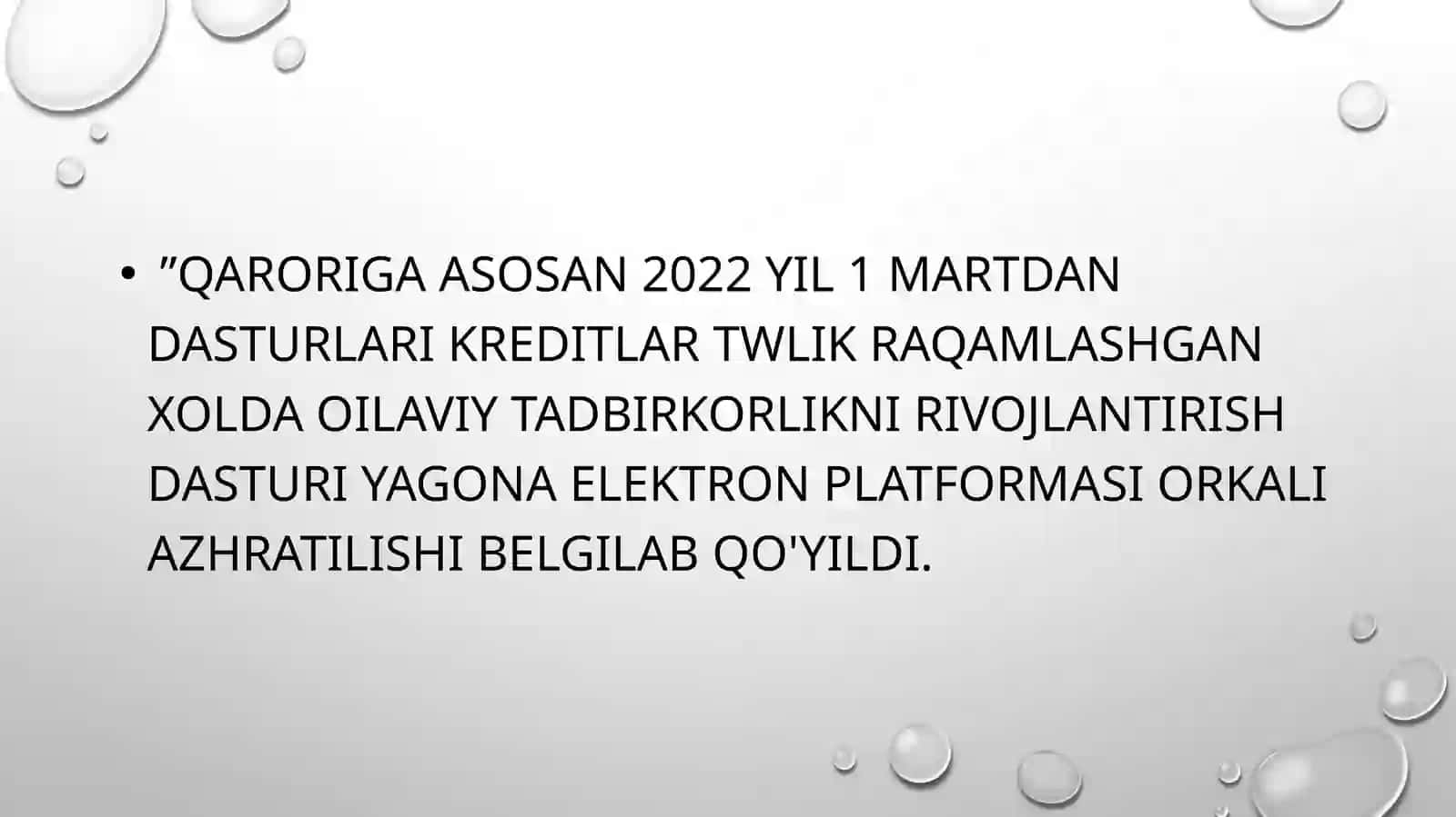 OILAVIY TADBIRKORLIK XAQIDA 3