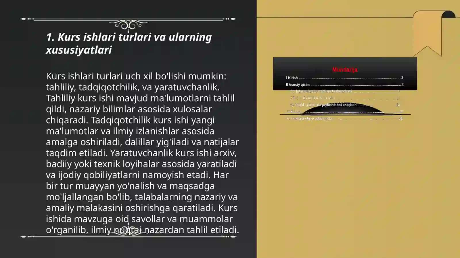 Kurs ishlari turlari va ularning xususiyatlari 3