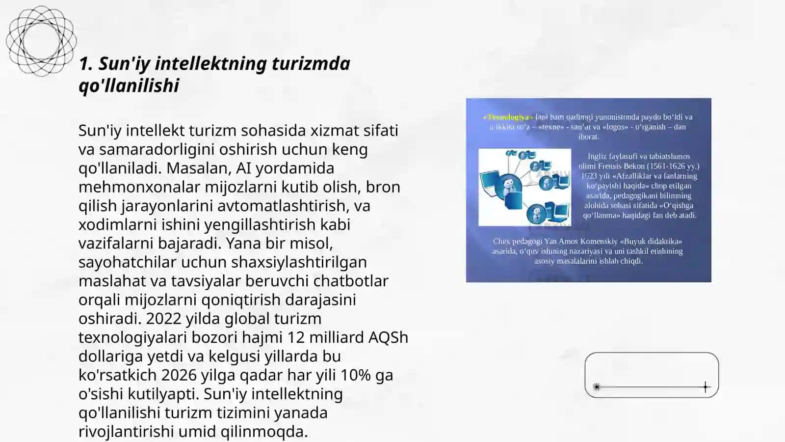Yangi texnologiyalarning turistik bozor rivojlanishidagi ahamiyati 3