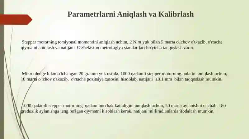 Qadamli motorlarni modellashtirish 3